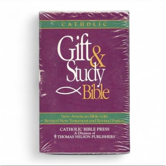 New American Catholic Gift & Study Bible Burgundy LeatherFlex 1987 Thomas Nelson - Picture 8 of 8